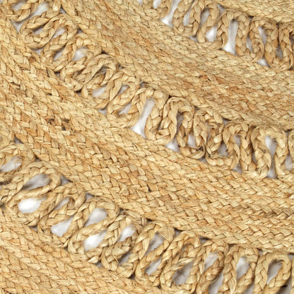 vidaXL Tapis fait à la main Jute tressée 180 cm