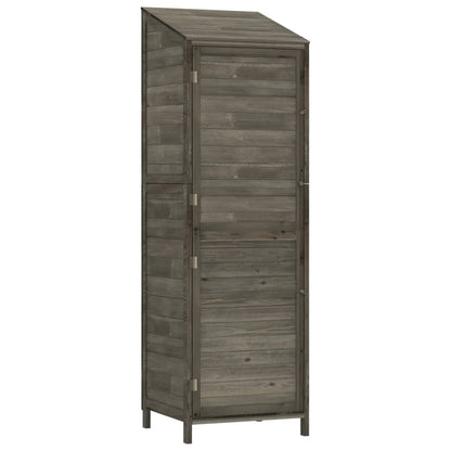 vidaXL Remise de jardin Anthracite 55x52x174,5 cm Bois de sapin solide