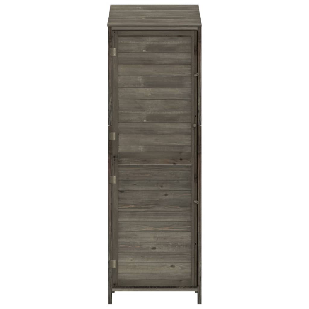 vidaXL Remise de jardin Anthracite 55x52x174,5 cm Bois de sapin solide