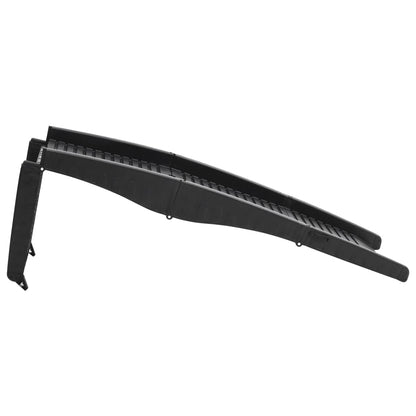 vidaXL Rampe pliable pour chien Noir 153x40x12,5 cm Plastique