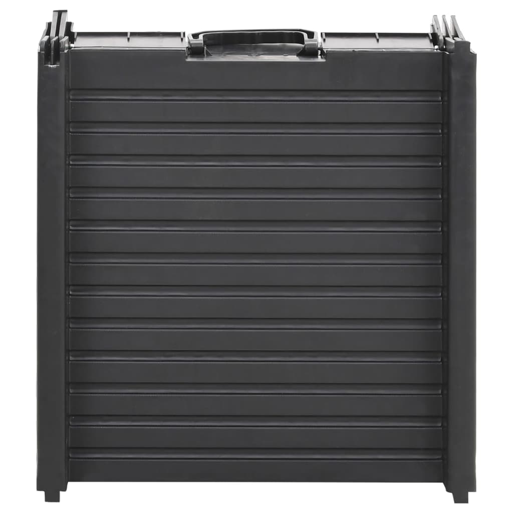 vidaXL Rampe pliable pour chien Noir 153x40x12,5 cm Plastique