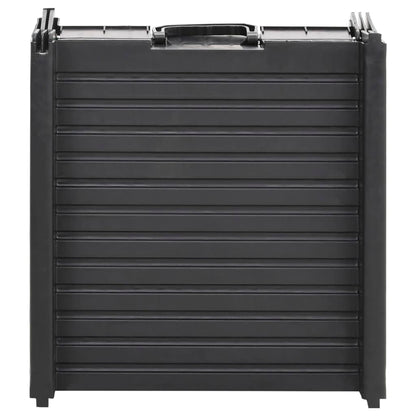 vidaXL Rampe pliable pour chien Noir 153x40x12,5 cm Plastique