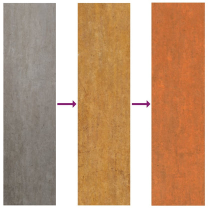 vidaXL Panneaux de toiture 36 pcs rouillé 60x44 cm Acier corten