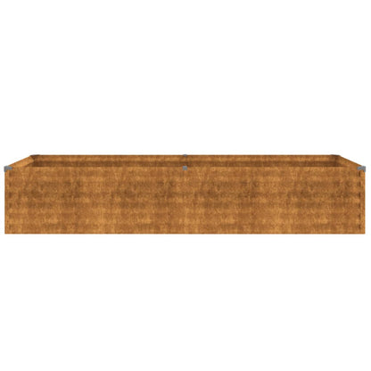vidaXL Lit surélevé de jardin 194x50x36 cm acier corten