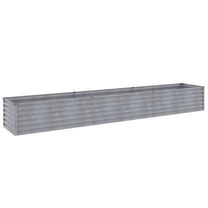vidaXL Lit surélevé de jardin 291x50x36 cm acier corten
