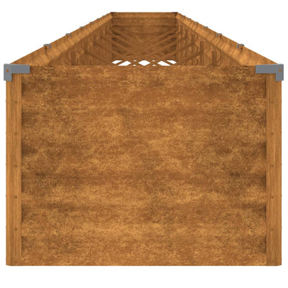 vidaXL Lit surélevé de jardin 770x50x36 cm acier corten