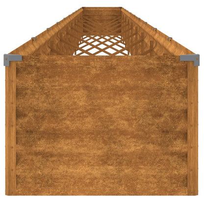vidaXL Lit surélevé de jardin 960x50x36 cm acier corten