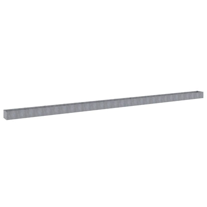 vidaXL Lit surélevé de jardin 1152x50x36 cm acier corten
