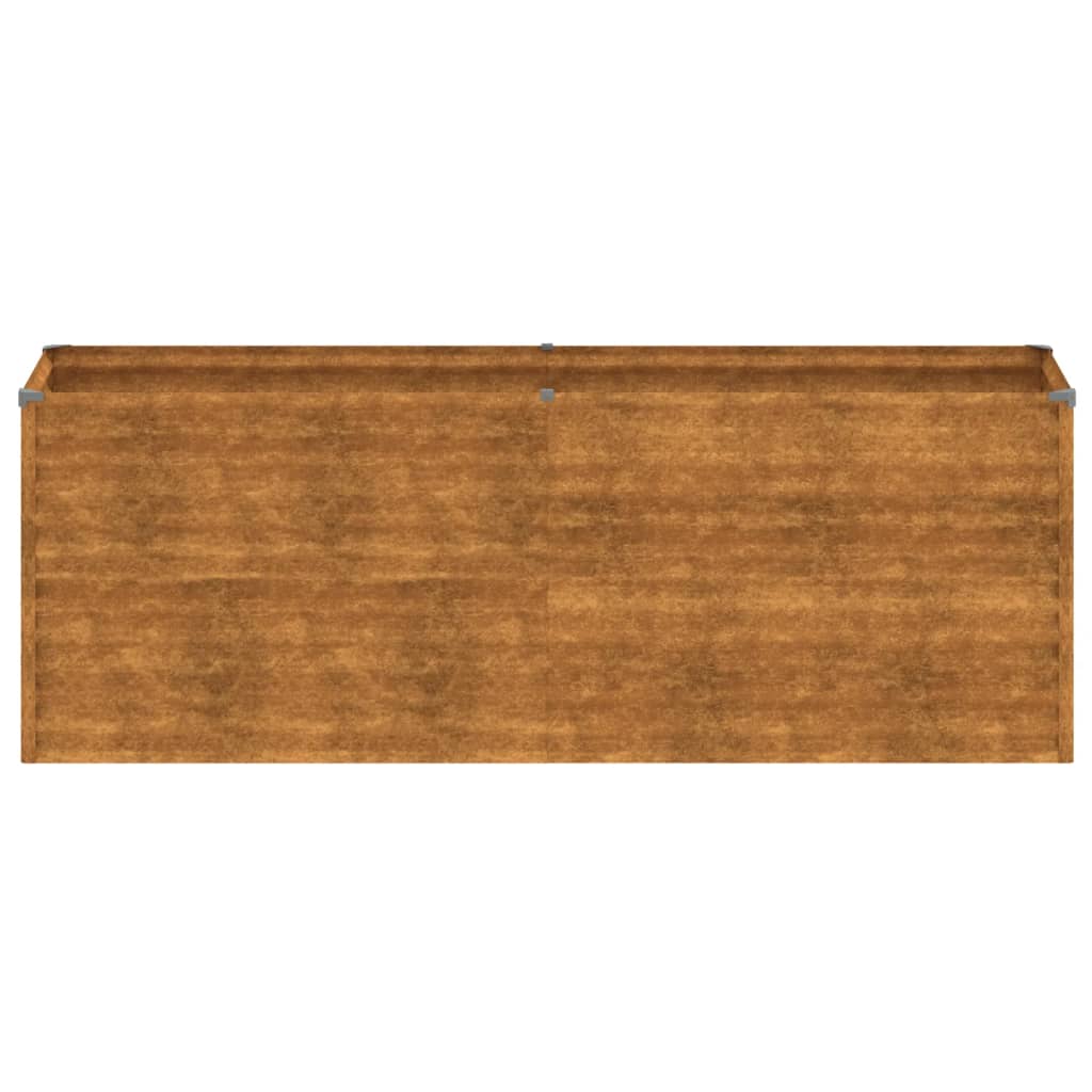 vidaXL Lit surélevé de jardin 196x50x69 cm acier corten