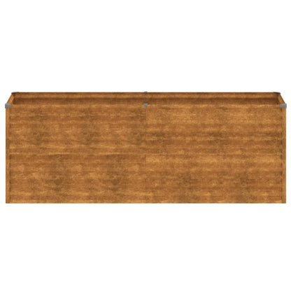 vidaXL Lit surélevé de jardin 196x50x69 cm acier corten