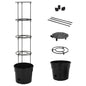 vidaXL Jardinière à tomate Anthracite Ø29,5x115 cm Polypropylène