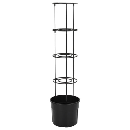 vidaXL Jardinière à tomate Anthracite Ø29,5x115 cm Polypropylène