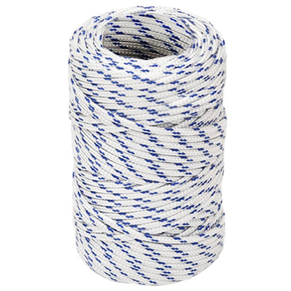 vidaXL Corde de bateau Blanc 2 mm 50 m Polypropylène