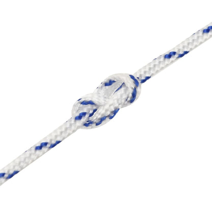vidaXL Corde de bateau Blanc 2 mm 100 m Polypropylène