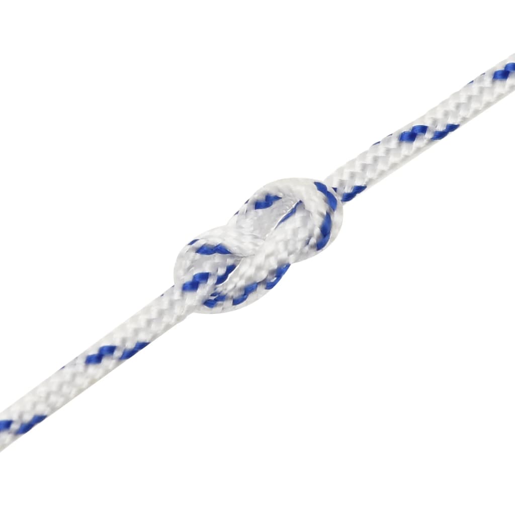 vidaXL Corde de bateau Blanc 2 mm 250 m Polypropylène