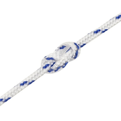 vidaXL Corde de bateau Blanc 2 mm 250 m Polypropylène