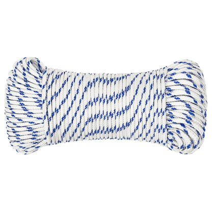 vidaXL Corde de bateau Blanc 5 mm 250 m Polypropylène