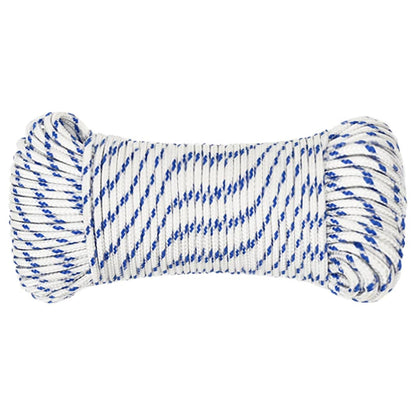 vidaXL Corde de bateau Blanc 5 mm 500 m Polypropylène
