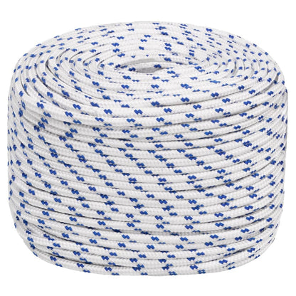 vidaXL Corde de bateau Blanc 6 mm 250 m Polypropylène