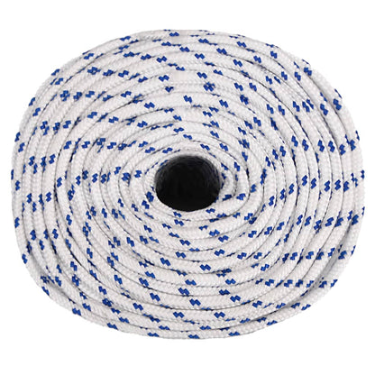 vidaXL Corde de bateau Blanc 6 mm 250 m Polypropylène