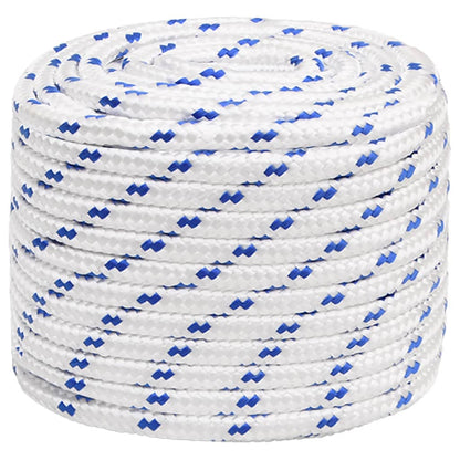 vidaXL Corde de bateau Blanc 16 mm 25 m Polypropylène
