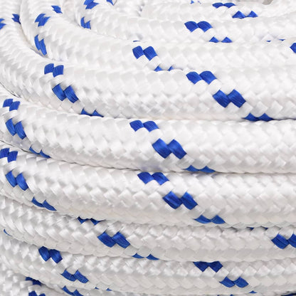 vidaXL Corde de bateau Blanc 20 mm 50 m Polypropylène