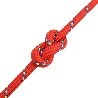 vidaXL Corde de bateau Rouge 20 mm 100 m Polypropylène