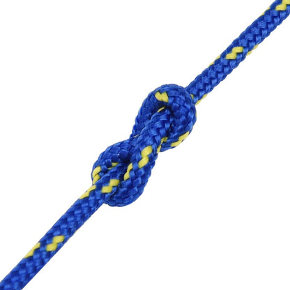 vidaXL Corde de bateau Bleu 4 mm 50 m Polypropylène