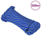 vidaXL Corde de bateau Bleu 4 mm 500 m Polypropylène