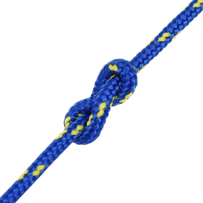 vidaXL Corde de bateau Bleu 5 mm 250 m Polypropylène