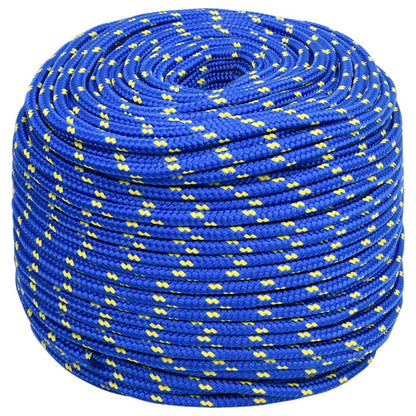 vidaXL Corde de bateau Bleu 8 mm 250 m Polypropylène