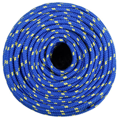 vidaXL Corde de bateau Bleu 8 mm 250 m Polypropylène