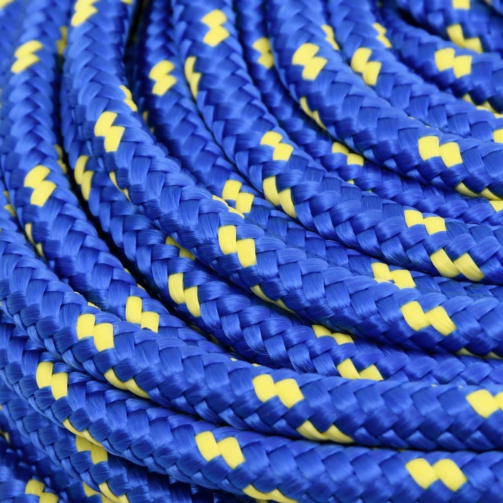 vidaXL Corde de bateau Bleu 8 mm 250 m Polypropylène