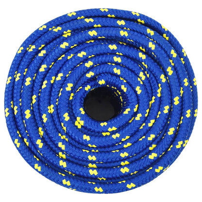 vidaXL Corde de bateau Bleu 12 mm 25 m Polypropylène
