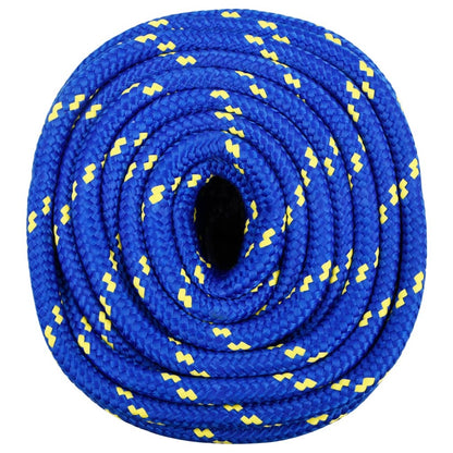 vidaXL Corde de bateau Bleu 16 mm 25 m Polypropylène