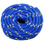 vidaXL Corde de bateau Bleu 20 mm 25 m Polypropylène