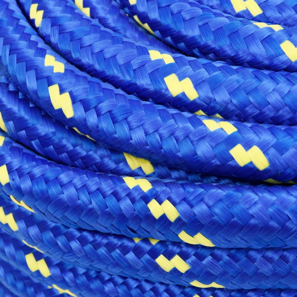vidaXL Corde de bateau Bleu 20 mm 25 m Polypropylène
