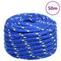 vidaXL Corde de bateau Bleu 20 mm 50 m Polypropylène