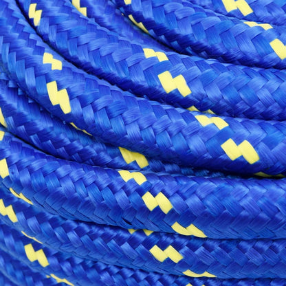 vidaXL Corde de bateau Bleu 20 mm 50 m Polypropylène