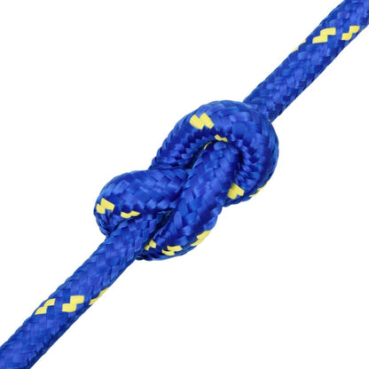 vidaXL Corde de bateau Bleu 20 mm 100 m Polypropylène