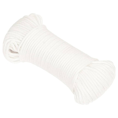 vidaXL Corde de bateau Blanc complet 4 mm 50 m Polypropylène