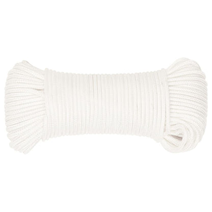 vidaXL Corde de bateau Blanc complet 4 mm 50 m Polypropylène