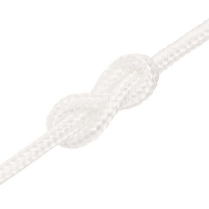 vidaXL Corde de bateau Blanc complet 4 mm 50 m Polypropylène