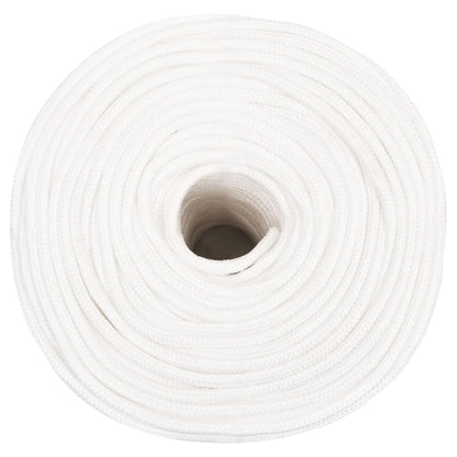 vidaXL Corde de bateau Blanc complet 8 mm 250 m Polypropylène