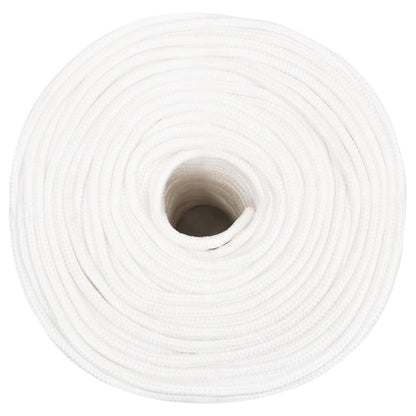 vidaXL Corde de bateau Blanc complet 10 mm 100 m Polypropylène