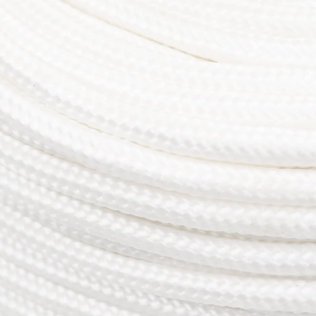 vidaXL Corde de bateau Blanc complet 10 mm 250 m Polypropylène