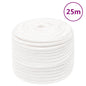 vidaXL Corde de bateau Blanc complet 12 mm 25 m Polypropylène