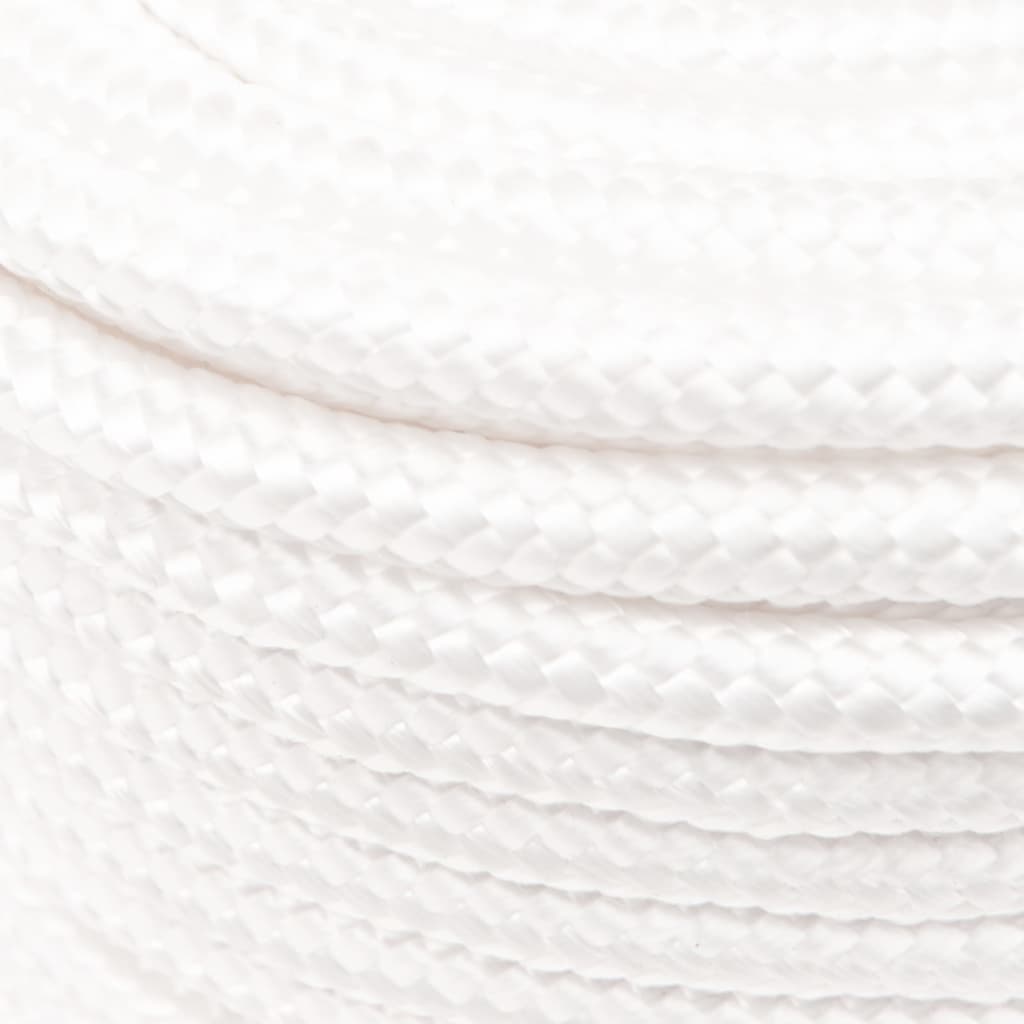 vidaXL Corde de bateau Blanc complet 12 mm 25 m Polypropylène