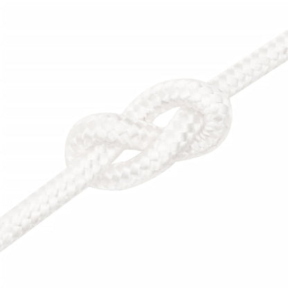 vidaXL Corde de bateau Blanc complet 12 mm 25 m Polypropylène