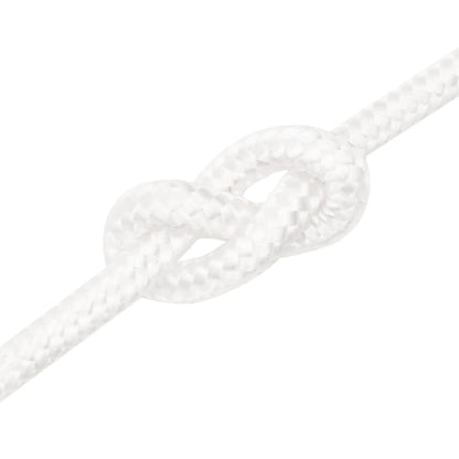 vidaXL Corde de bateau Blanc complet 12 mm 50 m Polypropylène